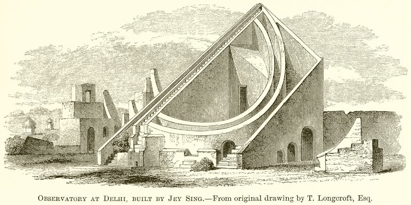 ジェイシンが建設したデリーの天文台 作： 英語学校