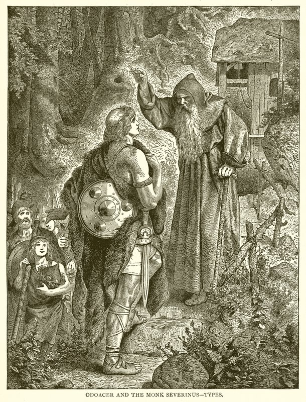 オドアセルと修道士セヴェリヌス-タイプ 作： 英語学校