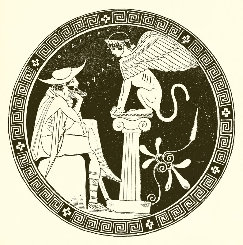 Oidipousとスフィンクス 作： 英語学校