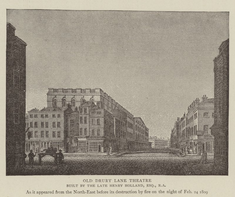 Old Drury Lane Theatre (彫刻) 作： 英語学校