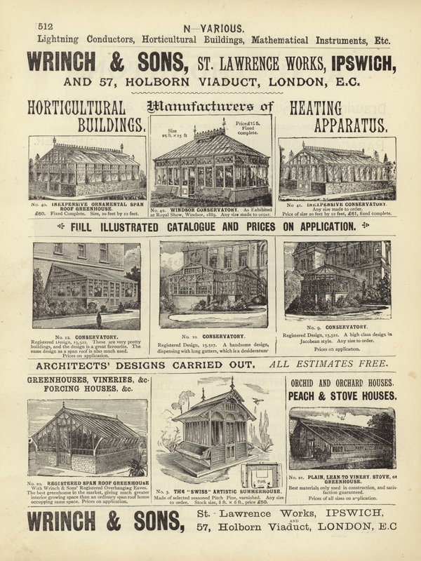 建築家、測量士、エンジニア大要1892からのページ 作： 英語学校