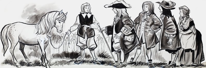 王子と馬 作： 英語学校