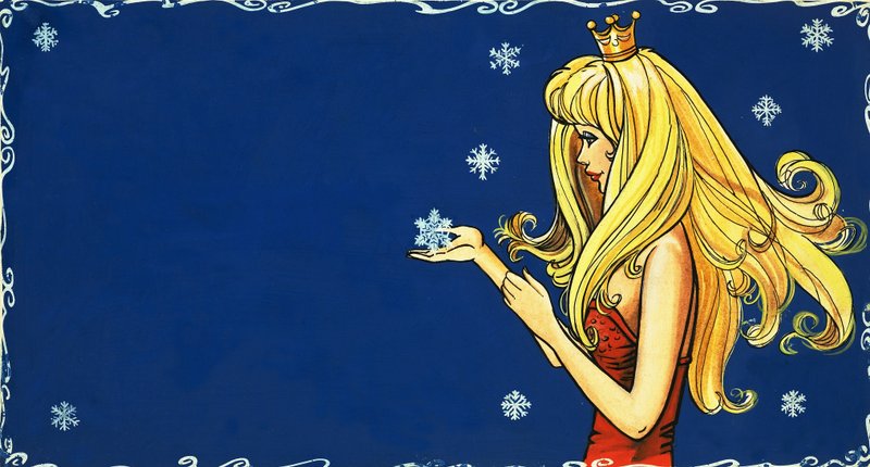 雪片を引く姫 作： 英語学校