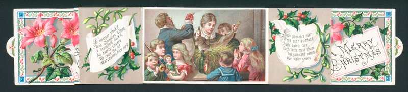 クリスマスの妨げ物、カード（ブックマーク）を受け取る 作： 英語学校