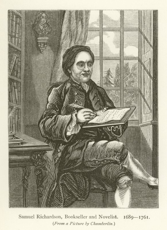サミュエル・リチャードソン、書店、小説家 作： 英語学校