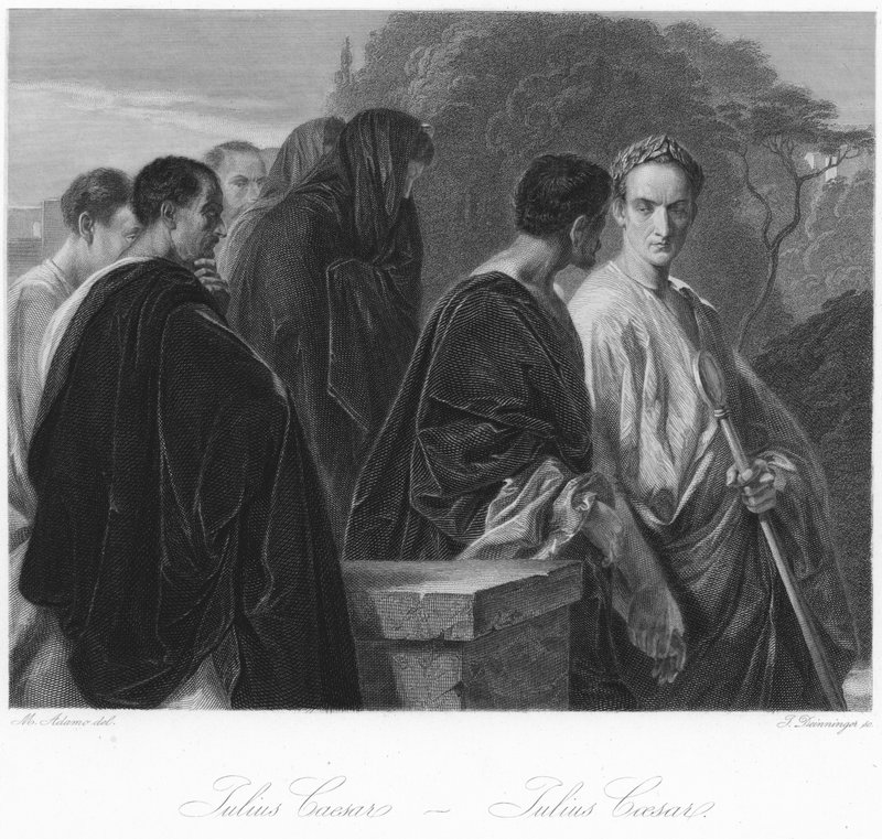 ジュリアス・シーザーの様子 作： 英語学校