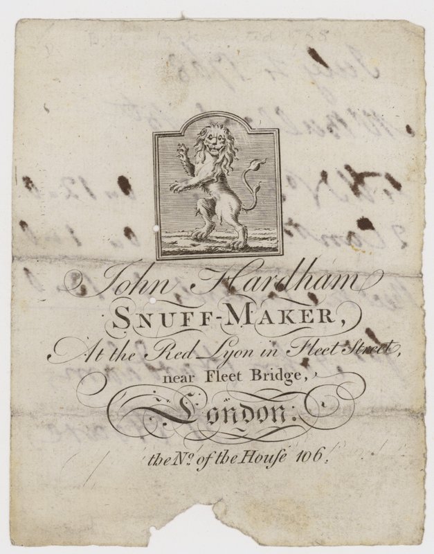 Snuff Maker、John Hardham、トレードカード 作： 英語学校