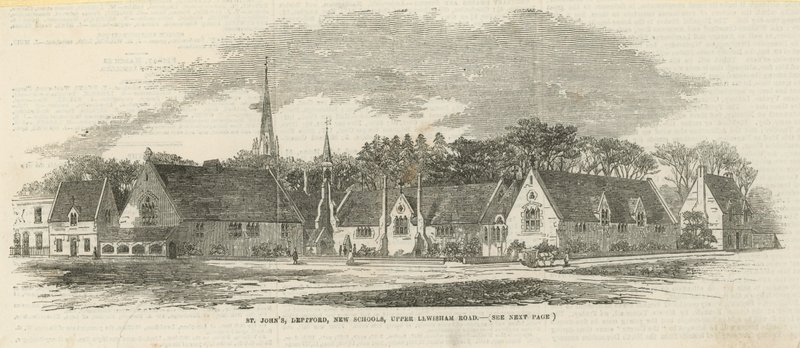 St Johns、Deptford、New Schools、Upper Lewisham Road 作： 英語学校