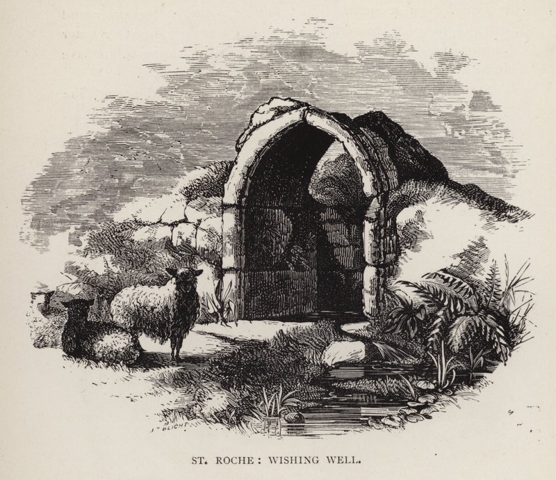 St Roche, wishing well (e.g. engraving) 作： 英語学校