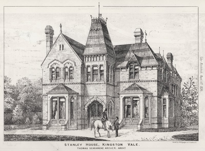 Kingston ValeのStanley House（彫刻 作： 英語学校