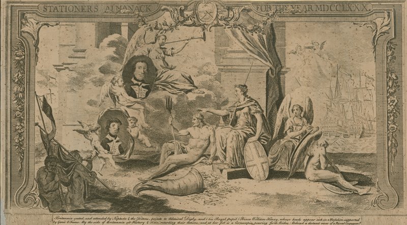 1780年の文房具アルマナック 作： 英語学校
