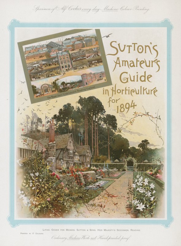 1894年の園芸におけるSuttonsアマチュアガイド 作： 英語学校