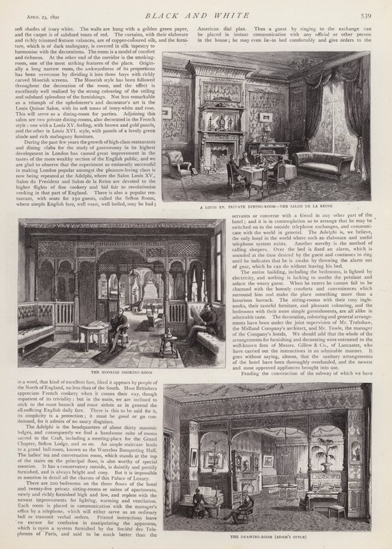 The Adelphi Hotel, Liverpool, Merseyside (litho) 作： 英語学校