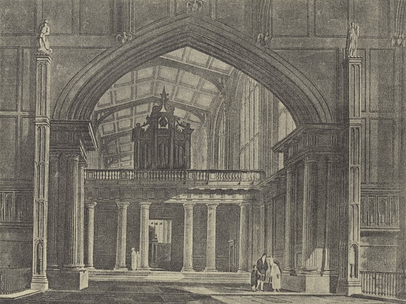 アンテチャペル、1816年（彫刻） 作： 英語学校