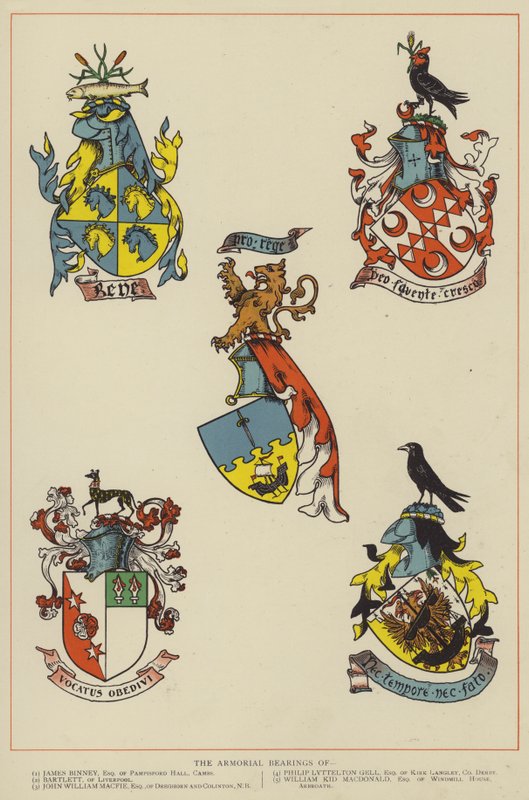 The Armorial Bearings（カラーリトグラフ 作： 英語学校