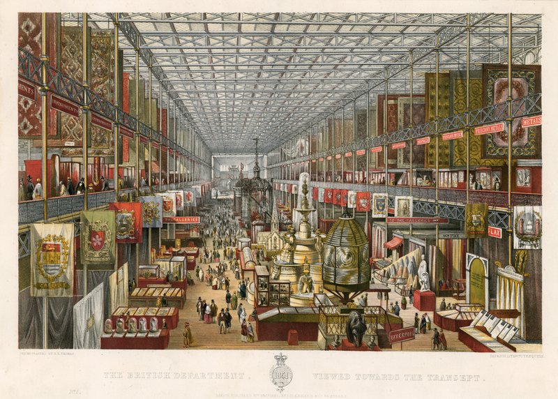 1851年にトランペプト、素晴らしい展覧会に向けて見たイギリスの部門 作： 英語学校