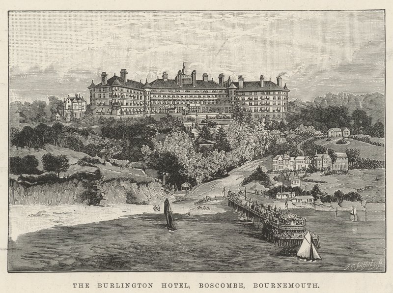 The Burlington Hotel, Boscombe, Bournemouth (Englanding) 作： 英語学校