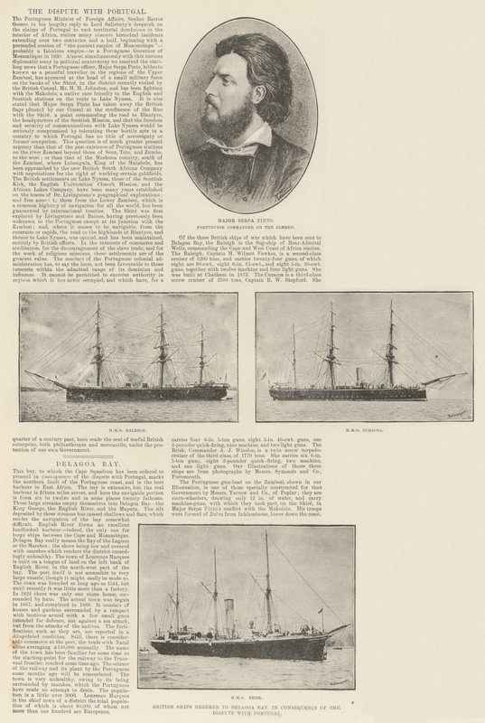 ポルトガルとの論争（彫刻 作： 英語学校