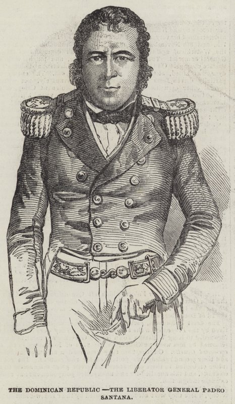 ドミニカ共和国 解放者 ペドロ・サンタナ将軍（彫刻 作： 英語学校