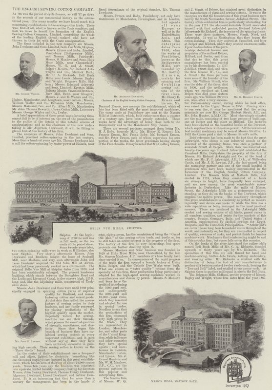 The English Sewing Cotton Company（刻印 作： 英語学校