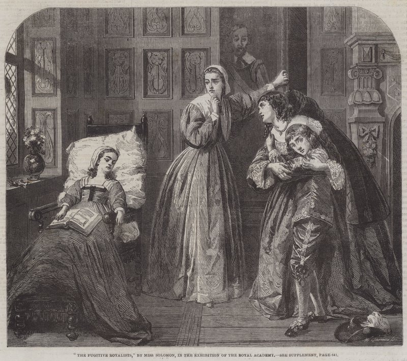 The Fugitive Royalists (e.g. engraving) 作： 英語学校