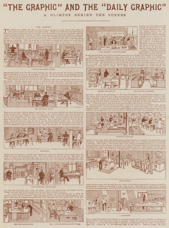 "The Graphic "と "Daily Graphic"(刻印) 作： 英語学校