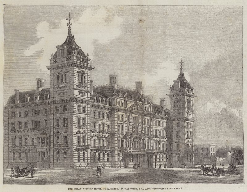 The Great Western Hotel, Paddington（彫刻 作： 英語学校