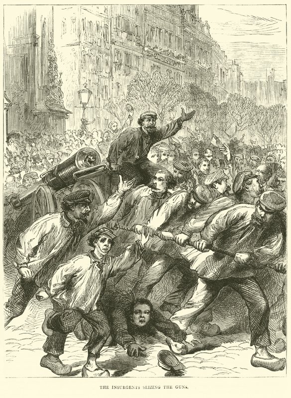 1871年3月、武装勢力が銃を押収 作： 英語学校