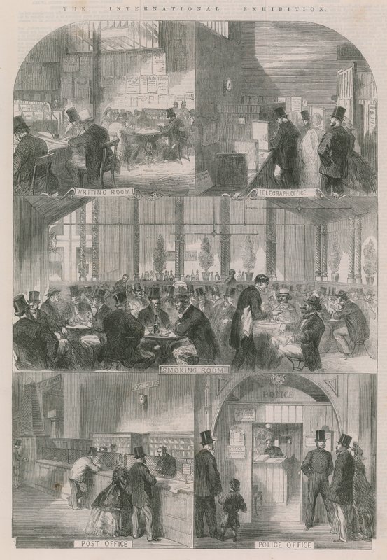 1862年の国際展示会 作： 英語学校