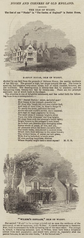 The Isle of Wight (Engraving) 作： 英語学校