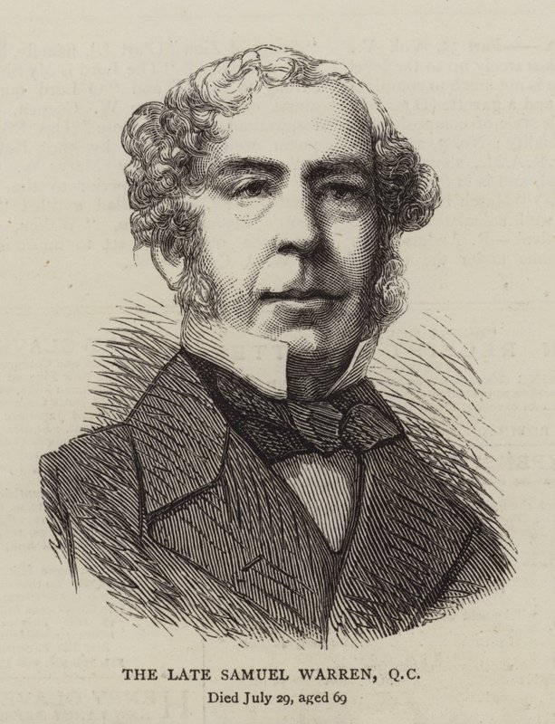 The Late Samuel Warren, QC (彫刻) 作： 英語学校