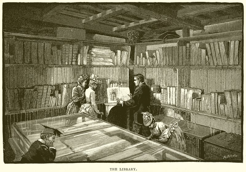 図書館 作： 英語学校