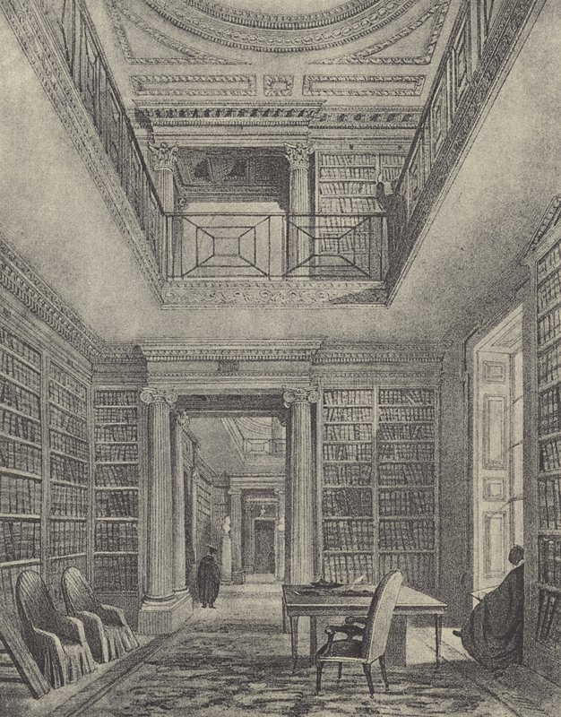 図書館、1844（グラビア） 作： 英語学校