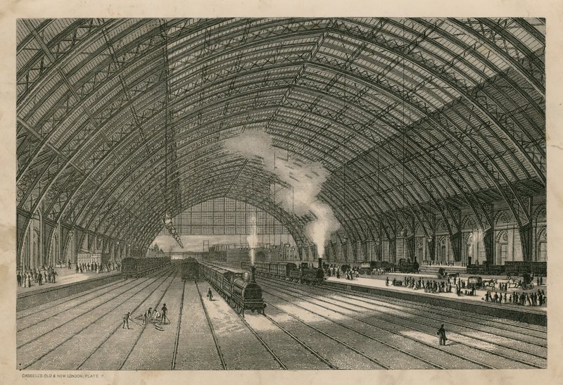 ミッドランド駅、セントパンクラス、ロンドン 作： 英語学校