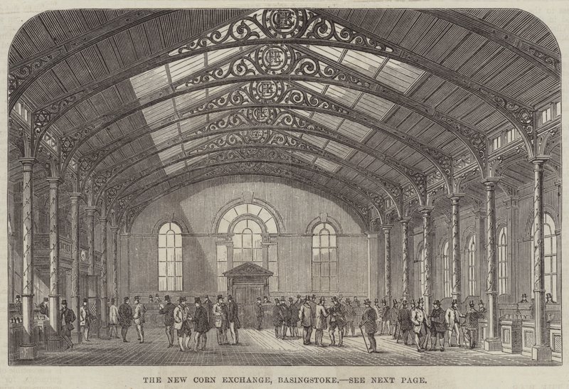 The New Corn Exchange, Basingstoke (彫刻) 作： 英語学校