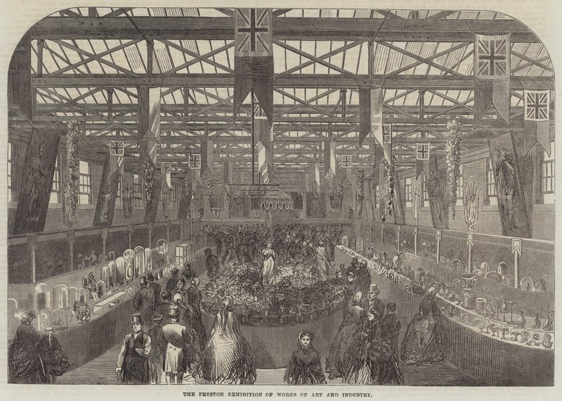 The Preston Exhibition of Works of Art and Industry (e.g. engraving) 作： 英語学校