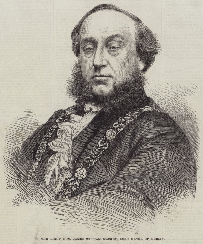 The Right Honourable James William Mackey, Lord Mayor of Dublin (Engraving) 作： 英語学校