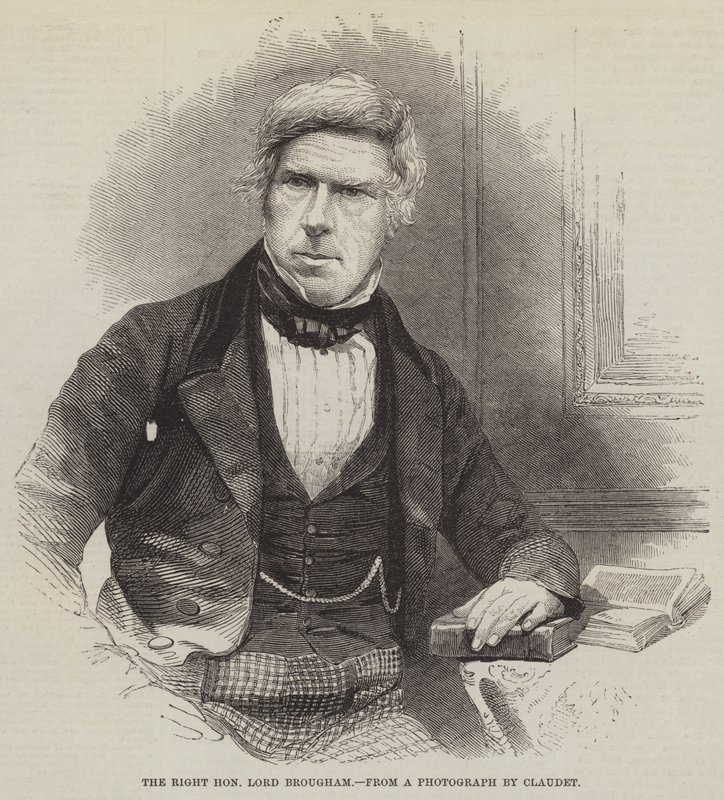 The Right Honourable Lord Brougham(彫刻) 作： 英語学校
