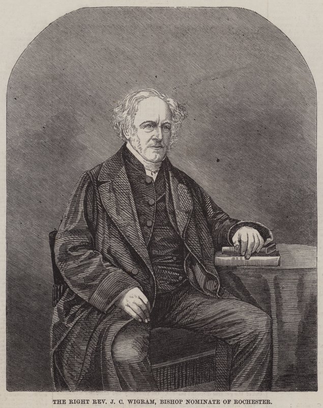 The Right Reverend J C Wigram, Bishop Nominate of Rochester (e.g. engraving) 作： 英語学校