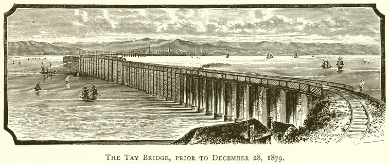 1879年12月28日より前のテイ橋 作： 英語学校