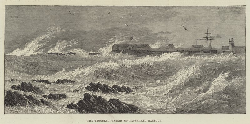 The Troubled Waters of Peterhead Harbour (e.g. The Troubled Waters of Peterhead Harbour) 作： 英語学校