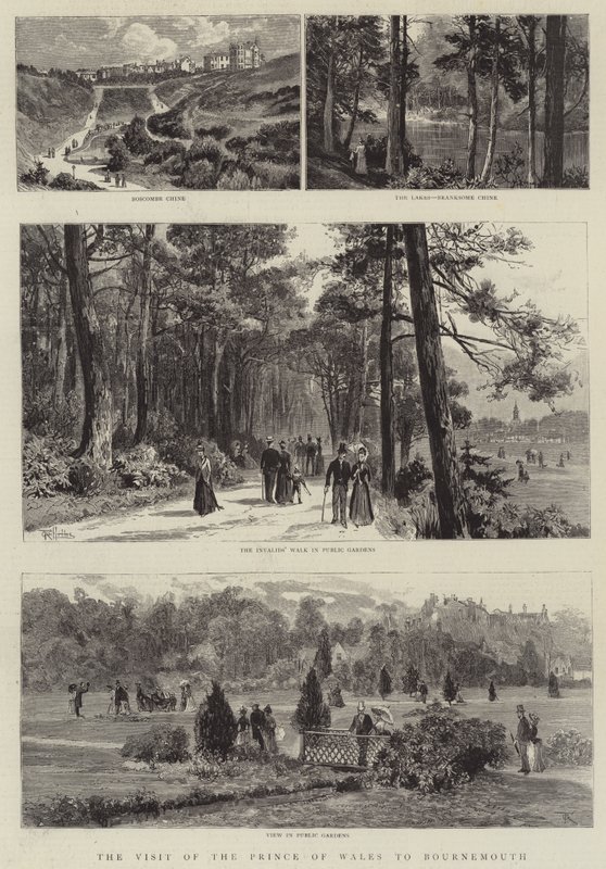 The Visit of the Prince of Wales to Bournemouth (e.g. engraving) 作： 英語学校