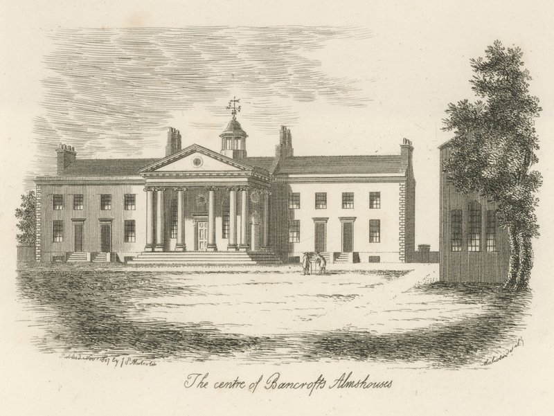Bancrofts Almshousesの中心 作： 英語学校