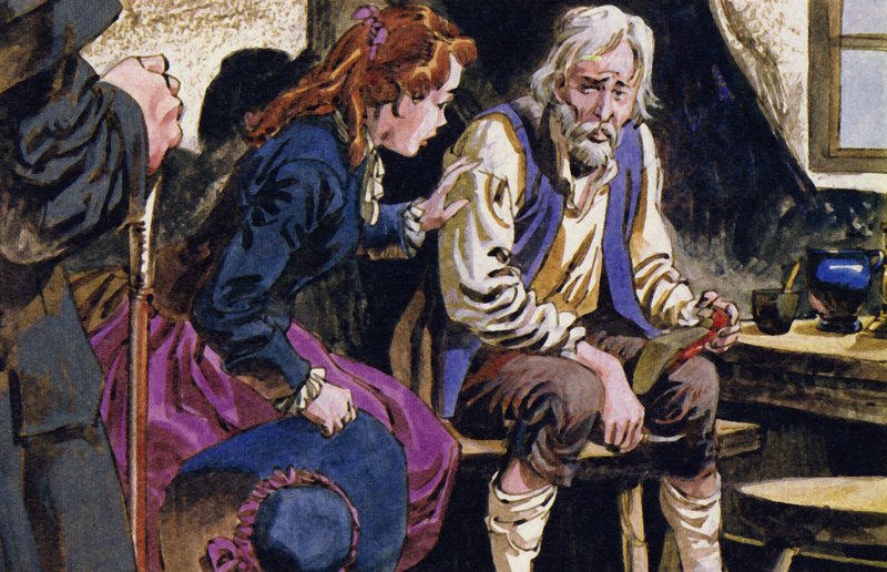 年配の靴屋は彼の娘を認識しませんでした 作： 英語学校