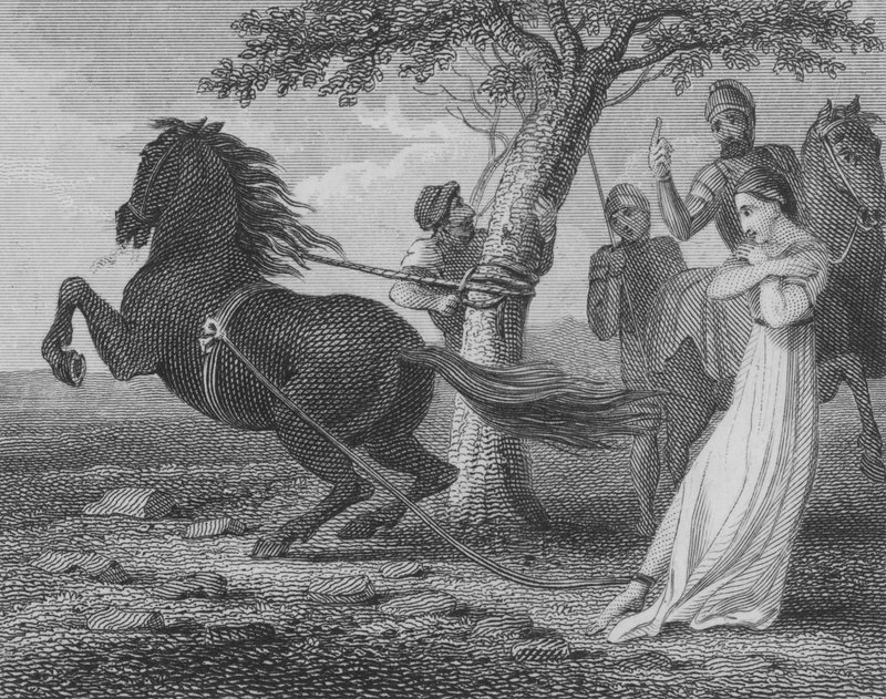 クロタール2世によるオーストラシアのブルンヒルドの処刑、613 作： 英語学校