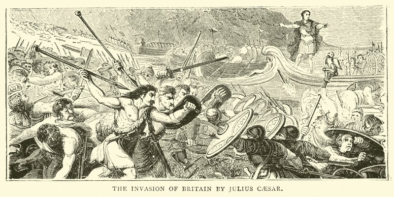 ジュリアス・シーザーによるイギリスの侵略 作： 英語学校
