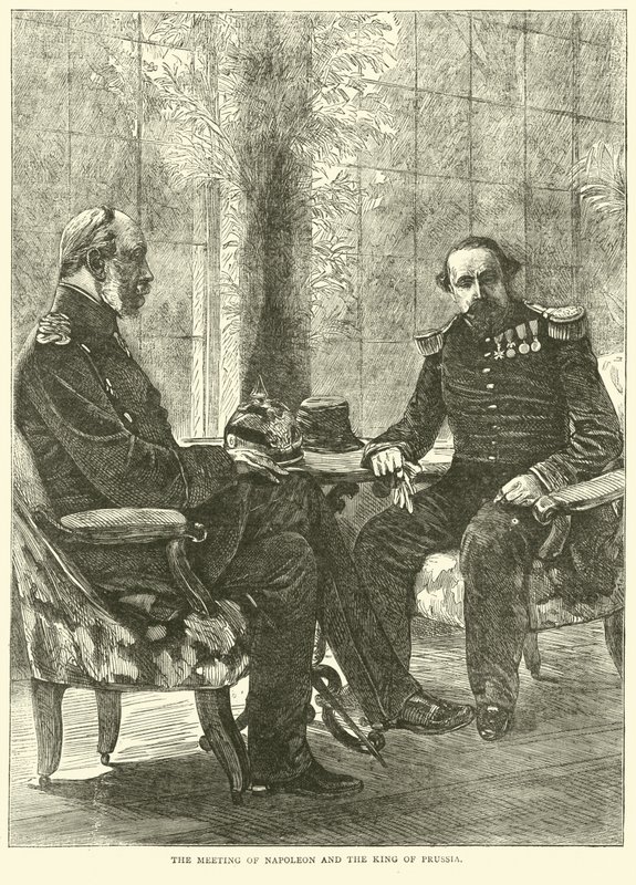 ナポレオンとプロイセン王の会談、1870年9月 作： 英語学校