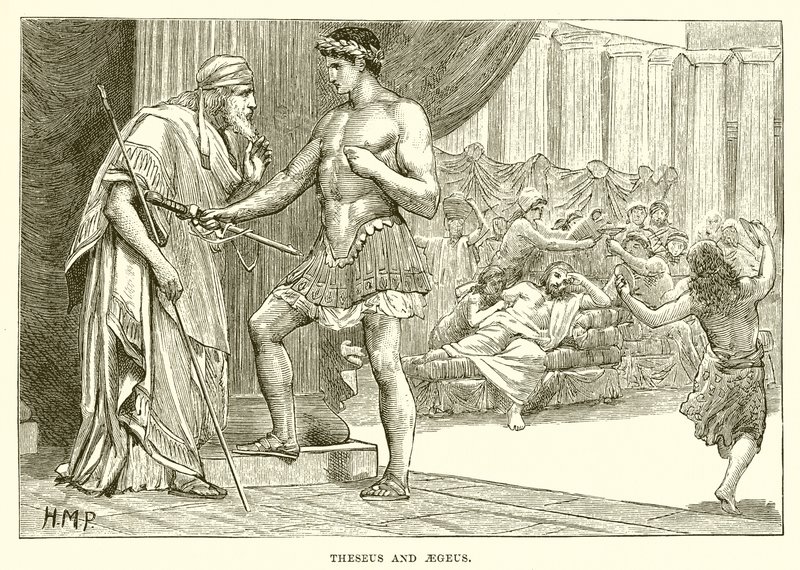 テセウスとエーゲウス 作： 英語学校