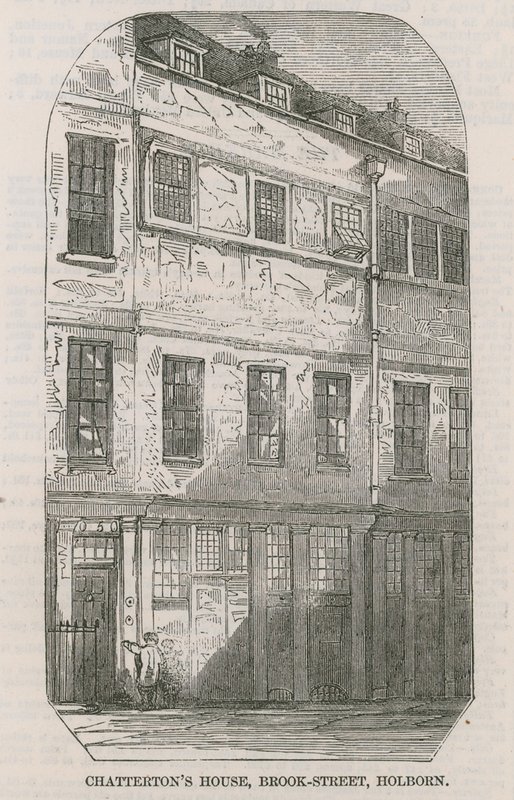 Thomas Chattertons House、Brooks Street、Holborn、ロンドン 作： 英語学校