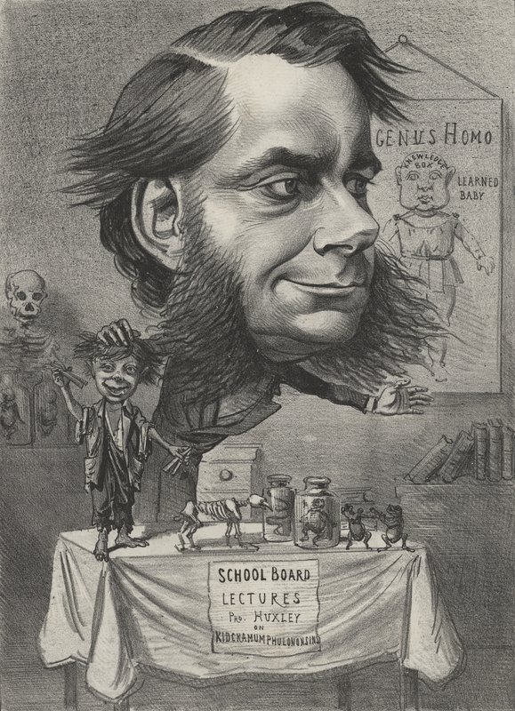 Thomas Henry Huxley、イギリスの生物学者 作： 英語学校